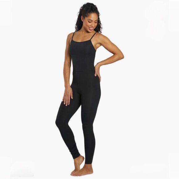 NWT Girlfriend Collective Black Stretch Cami Unitard in Women's X-Large - Picture 11 of 13